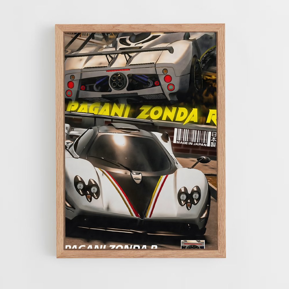 Poster Zonda R Legend – affiche Pagani (vue 4)